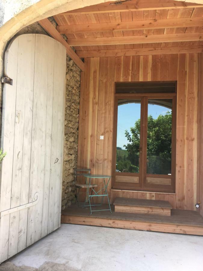 Les Foucauds Hotell Saint-Quentin-de-Caplong Eksteriør bilde